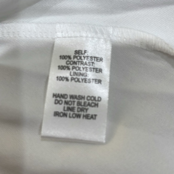 NWT Lulus White Mini Dress Crochet Lace Bodice Flared Skirt SZ XS - Picture 7 of 7